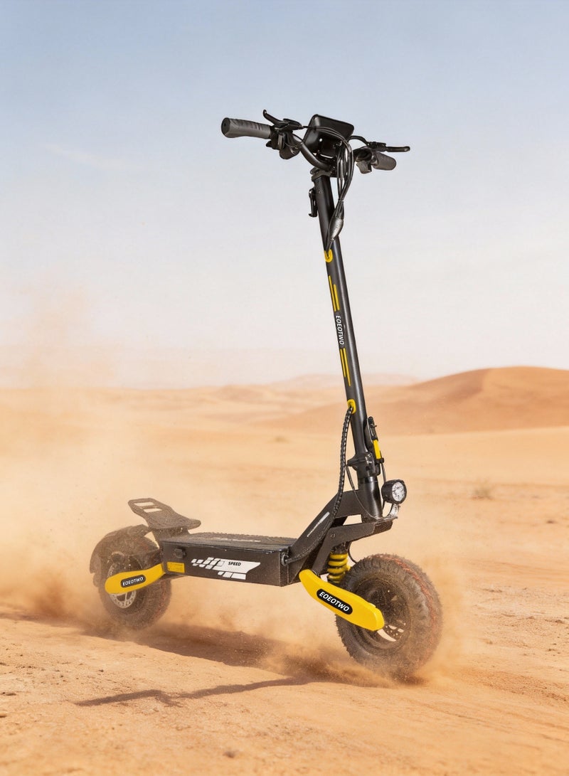 سكوتر كهربائي GT06، سرعة قصوى 55 كم/ساعة ومدى أقصى 65 كم، محرك 1200 واط، نظام تعليق مزدوج، نظام منع الانزلاق TCS، حمولة قصوى 150 كجم، سكوتر كهربائي قابل للطي - Image 1